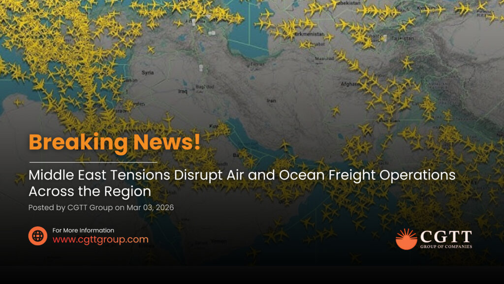 Middle East Tensions Disrupt Air and Ocean Freight Operations Across the Region